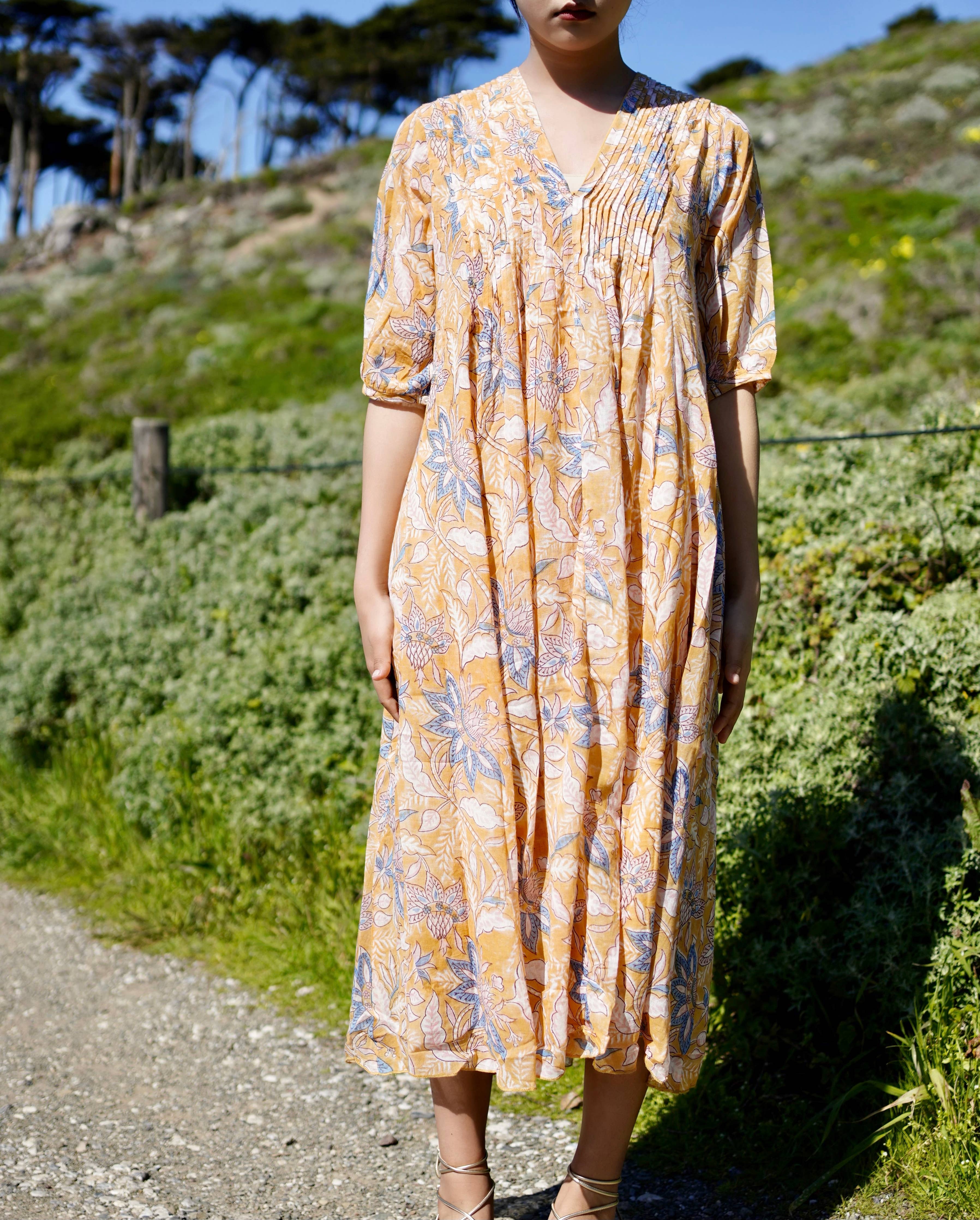 Skye Dress Mustard