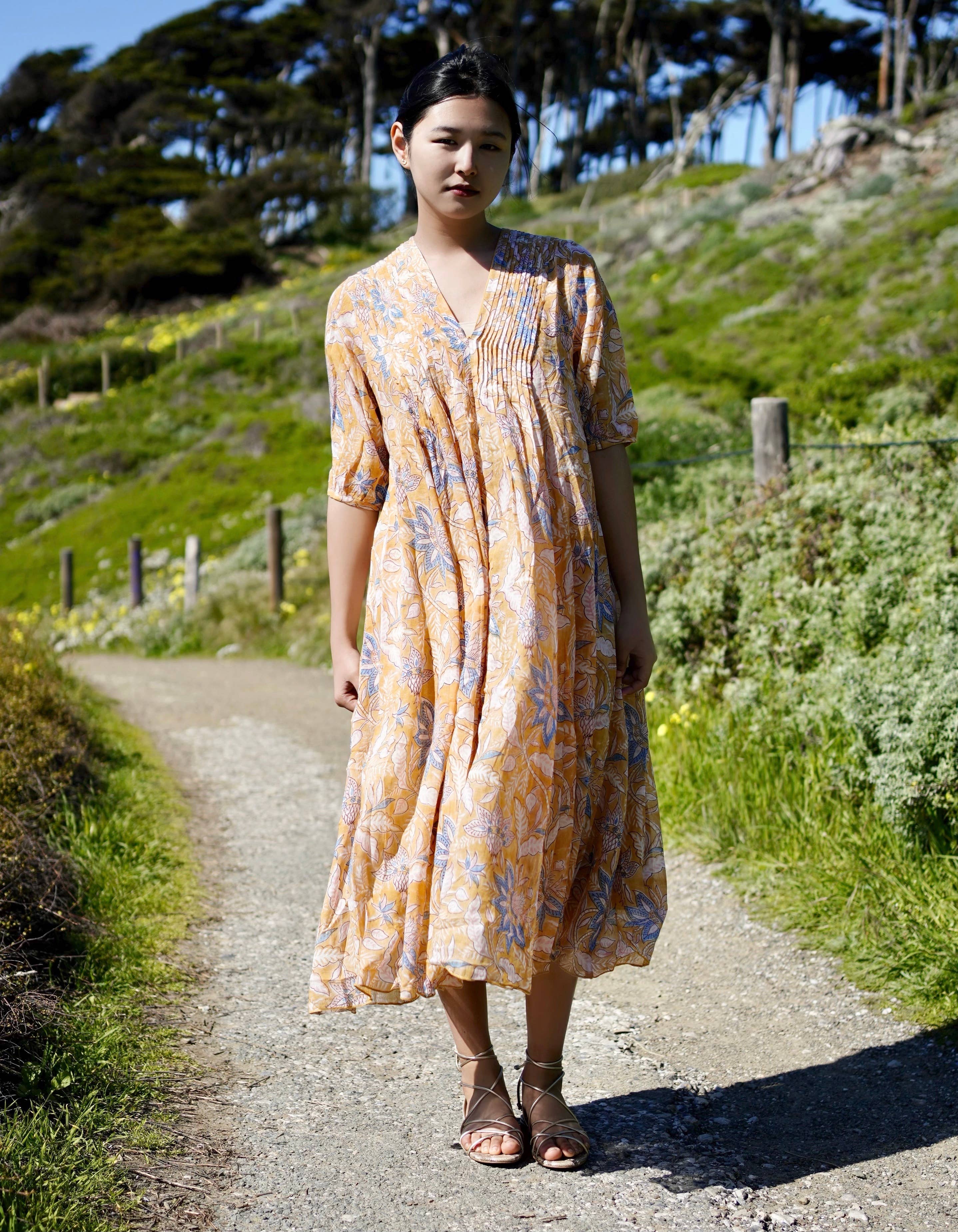 Skye Dress Mustard