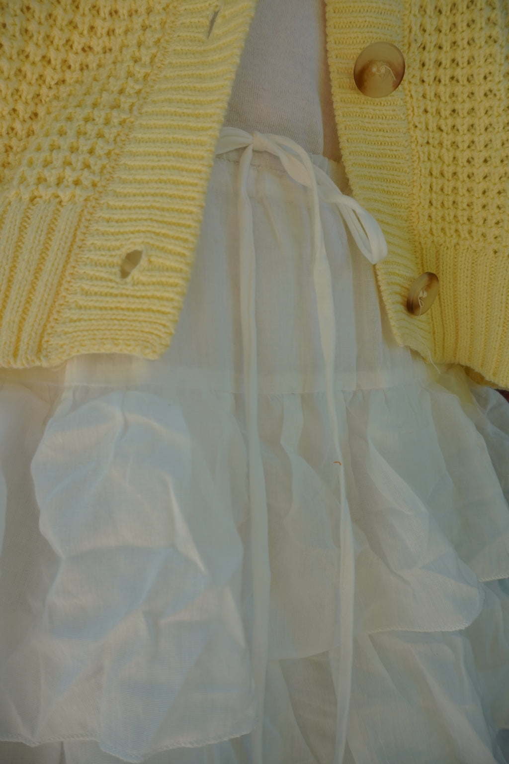 TIERED RUFFLE DRAWSTRING WAIST SKIRT