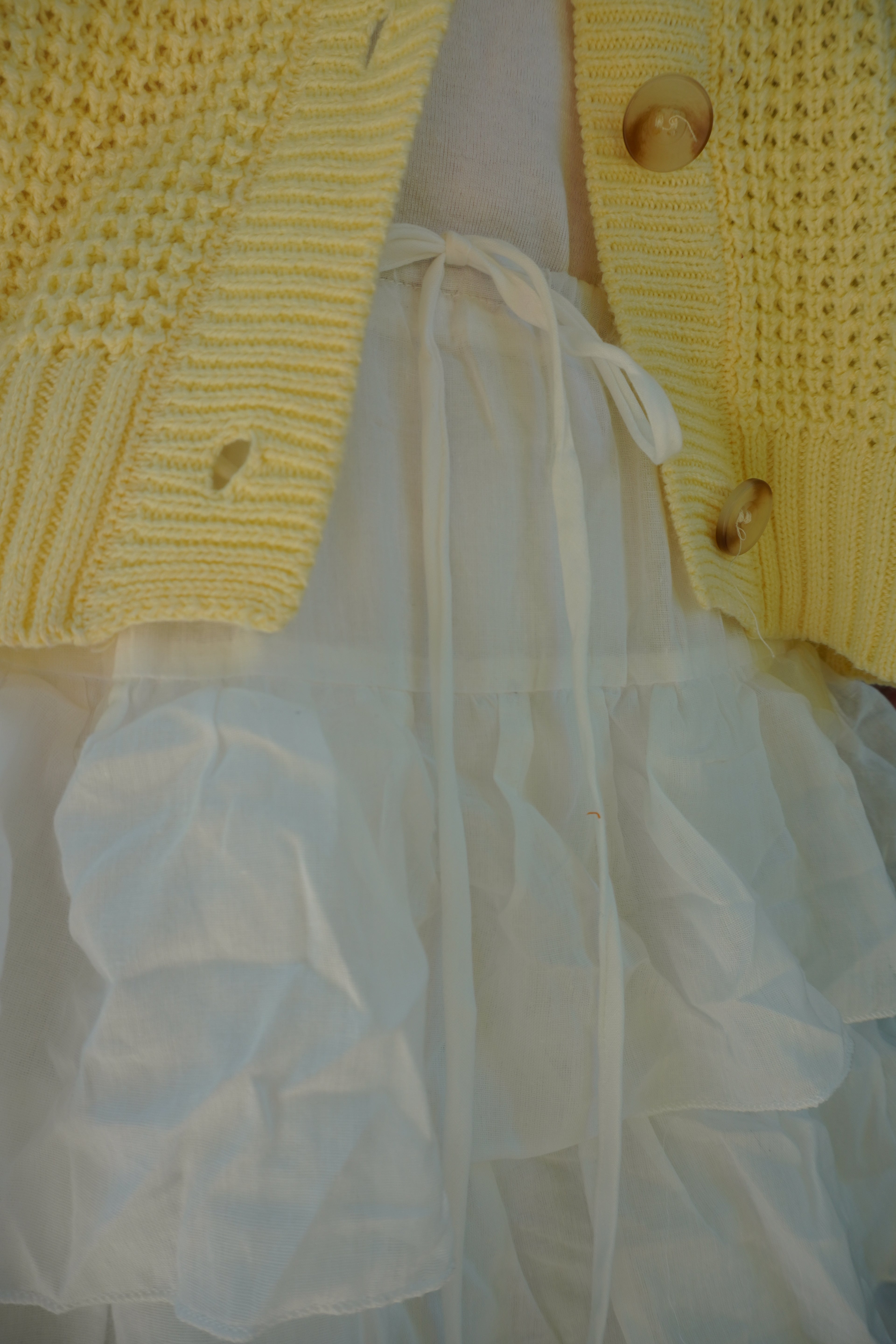 TIERED RUFFLE DRAWSTRING WAIST SKIRT