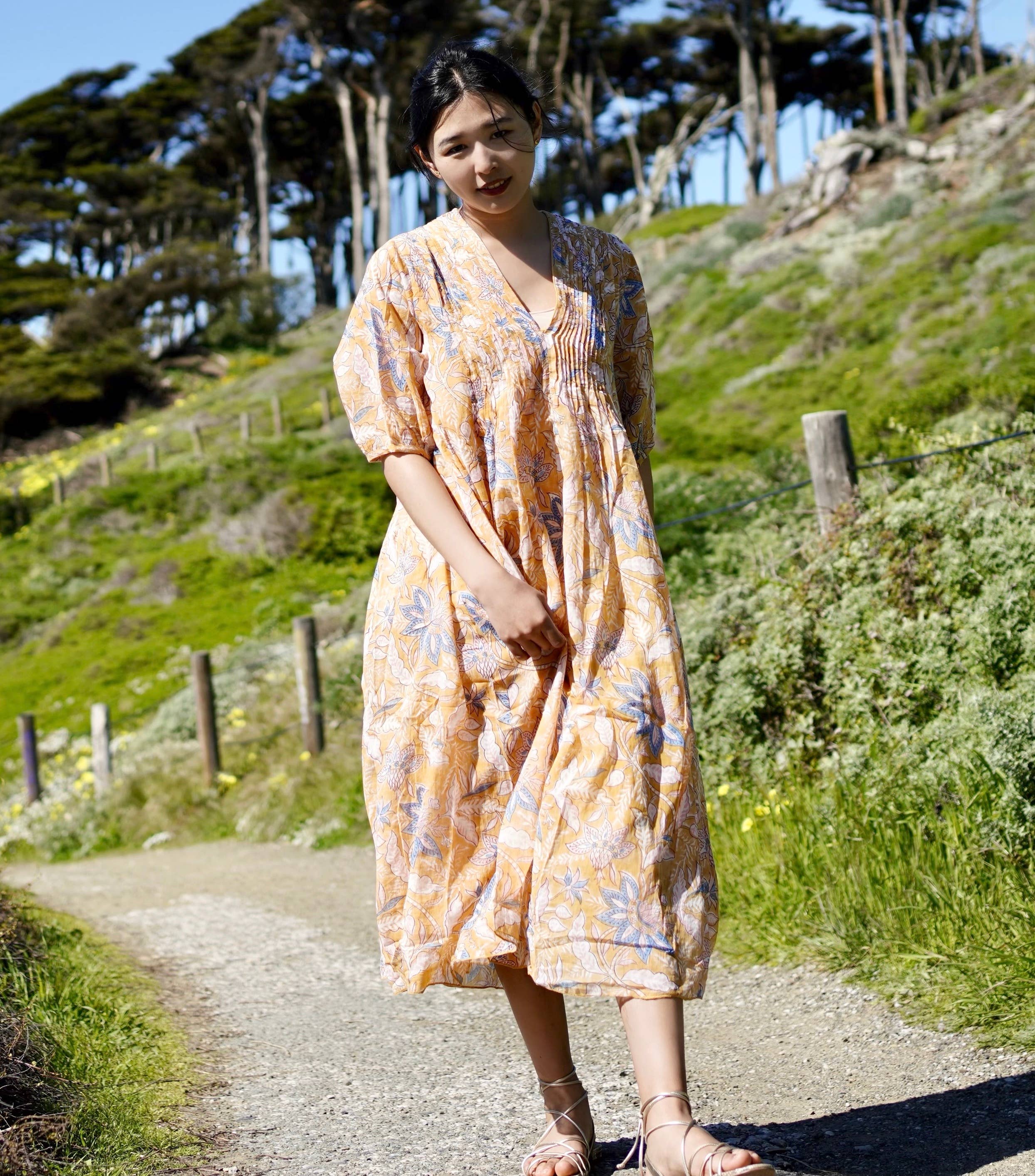 Skye Dress Mustard