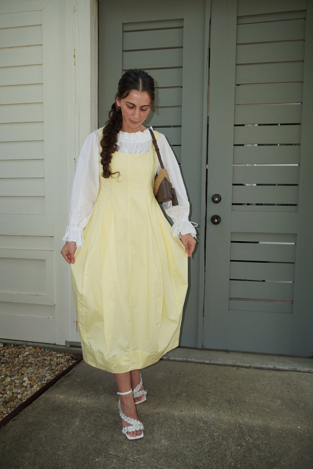 TULIP HEM MIDI DRESS MDR4596
