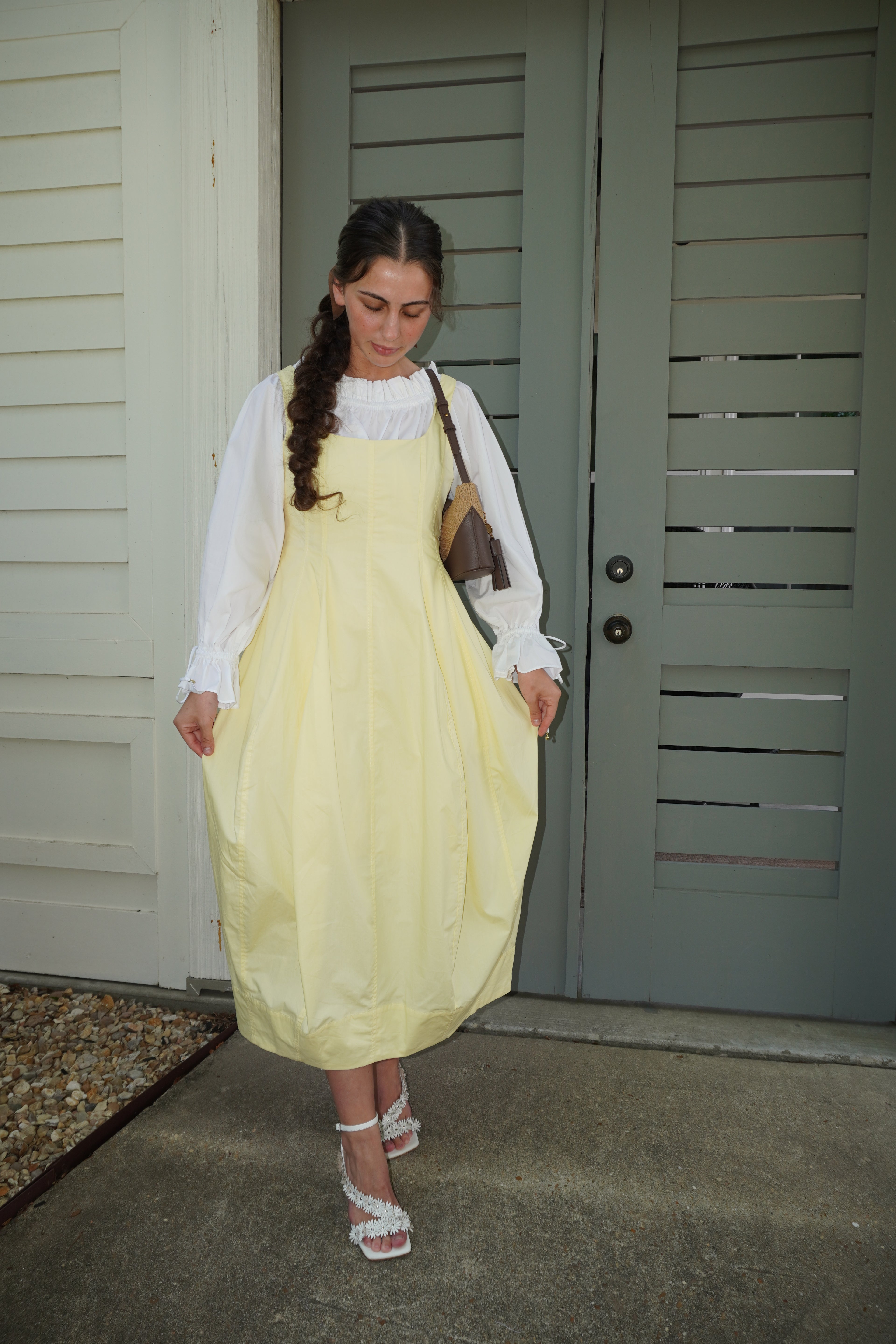 TULIP HEM MIDI DRESS MDR4596