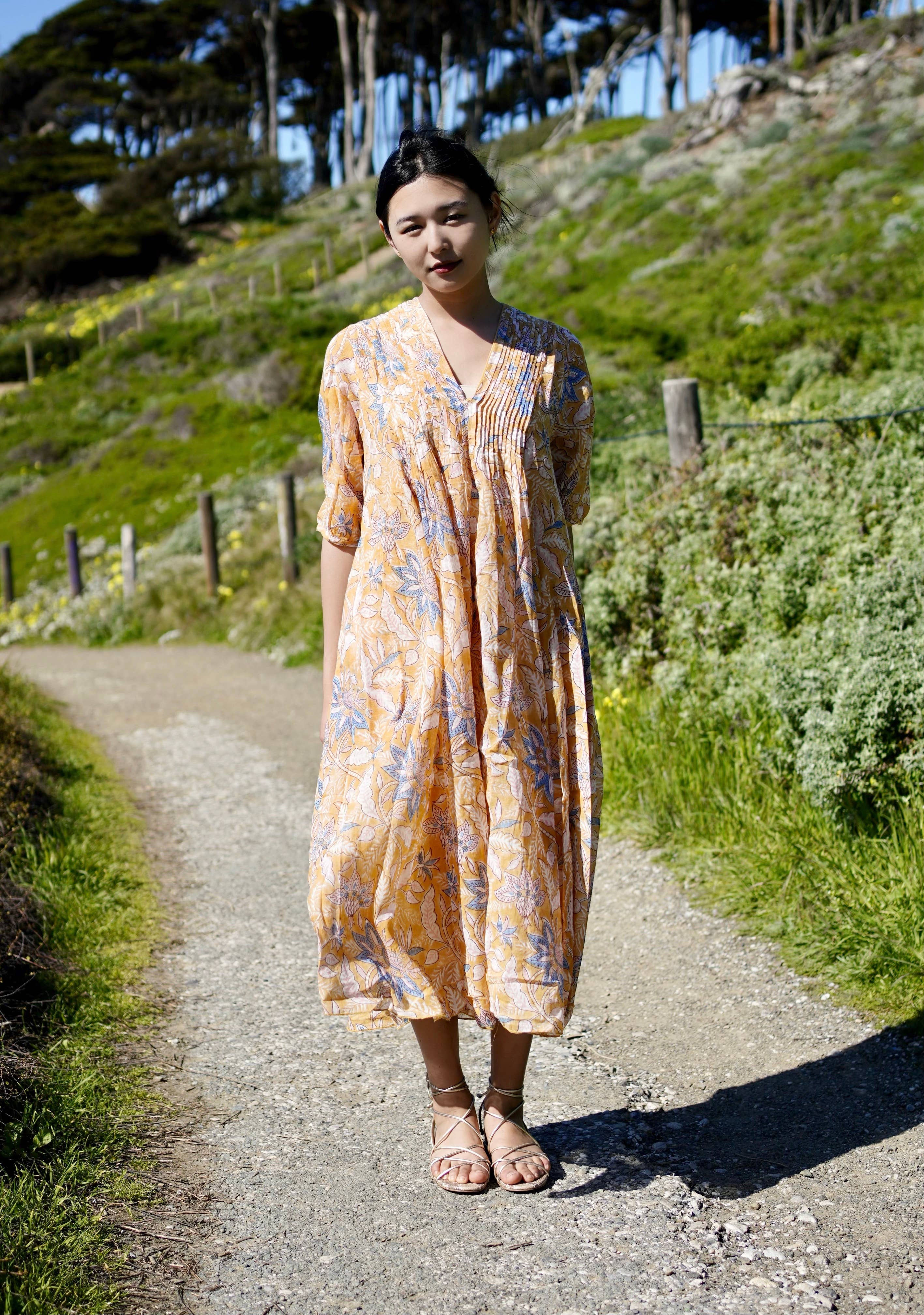 Skye Dress Mustard