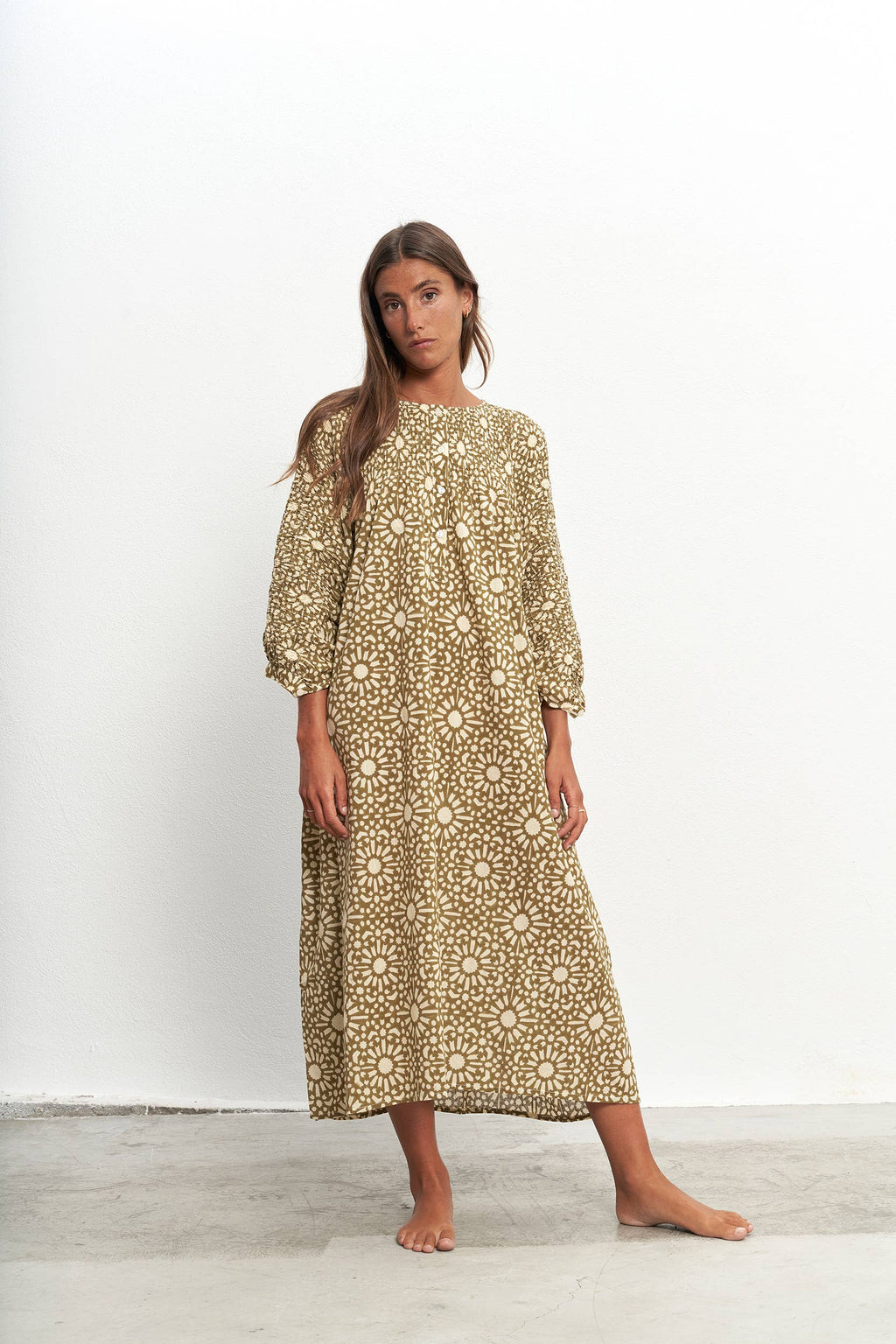 ELENA GREEN DRESS