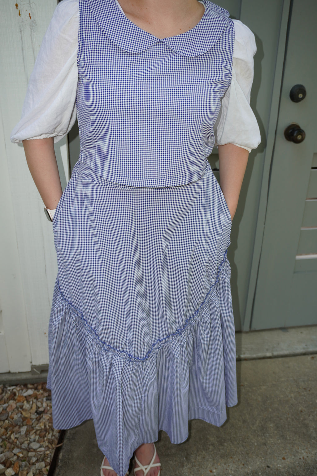 GINGHAM VINTAGE STYLE TWO PIECE SET