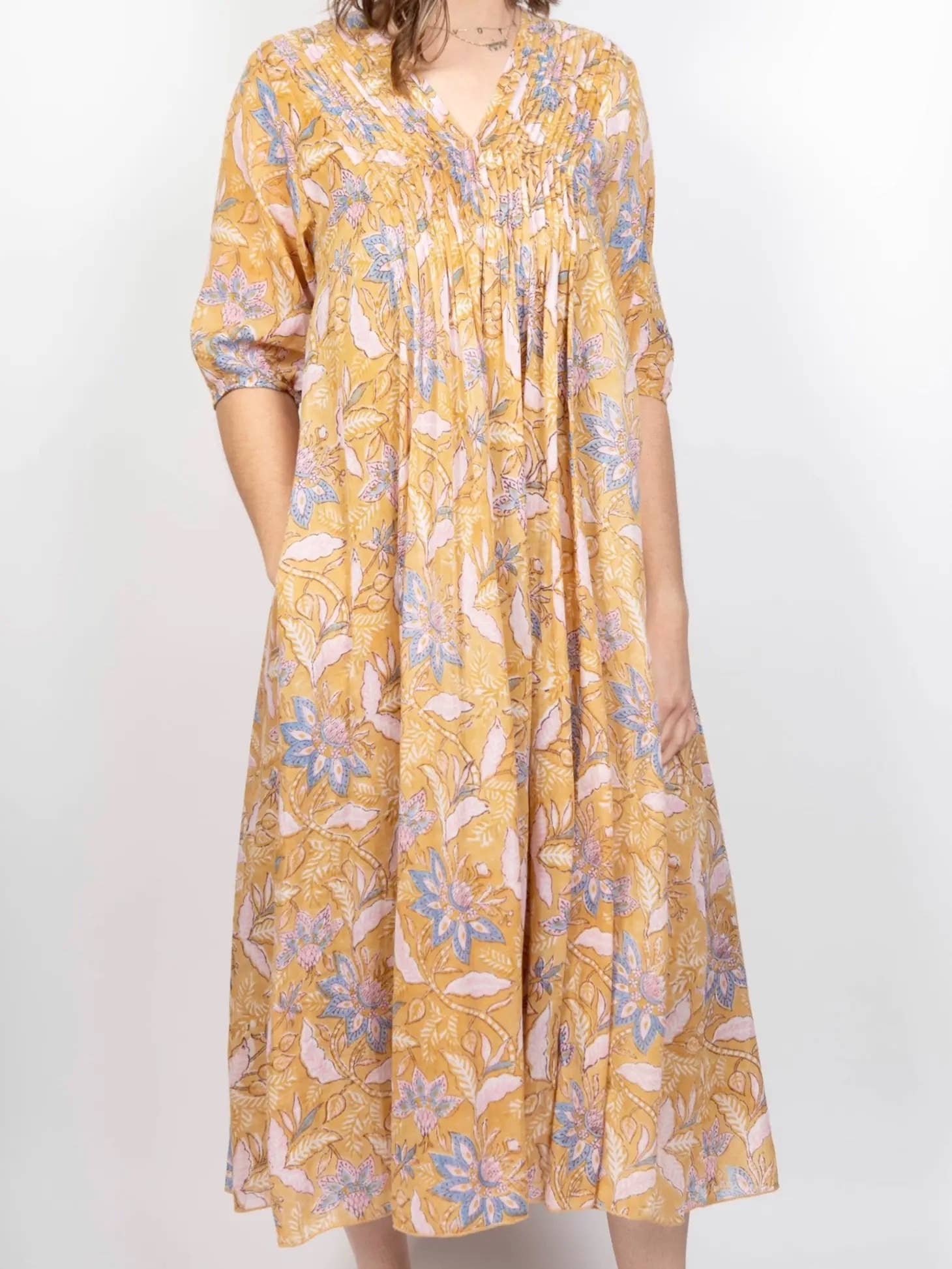 Skye Dress Mustard