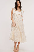 Wide Fit Organza Maxi Dress