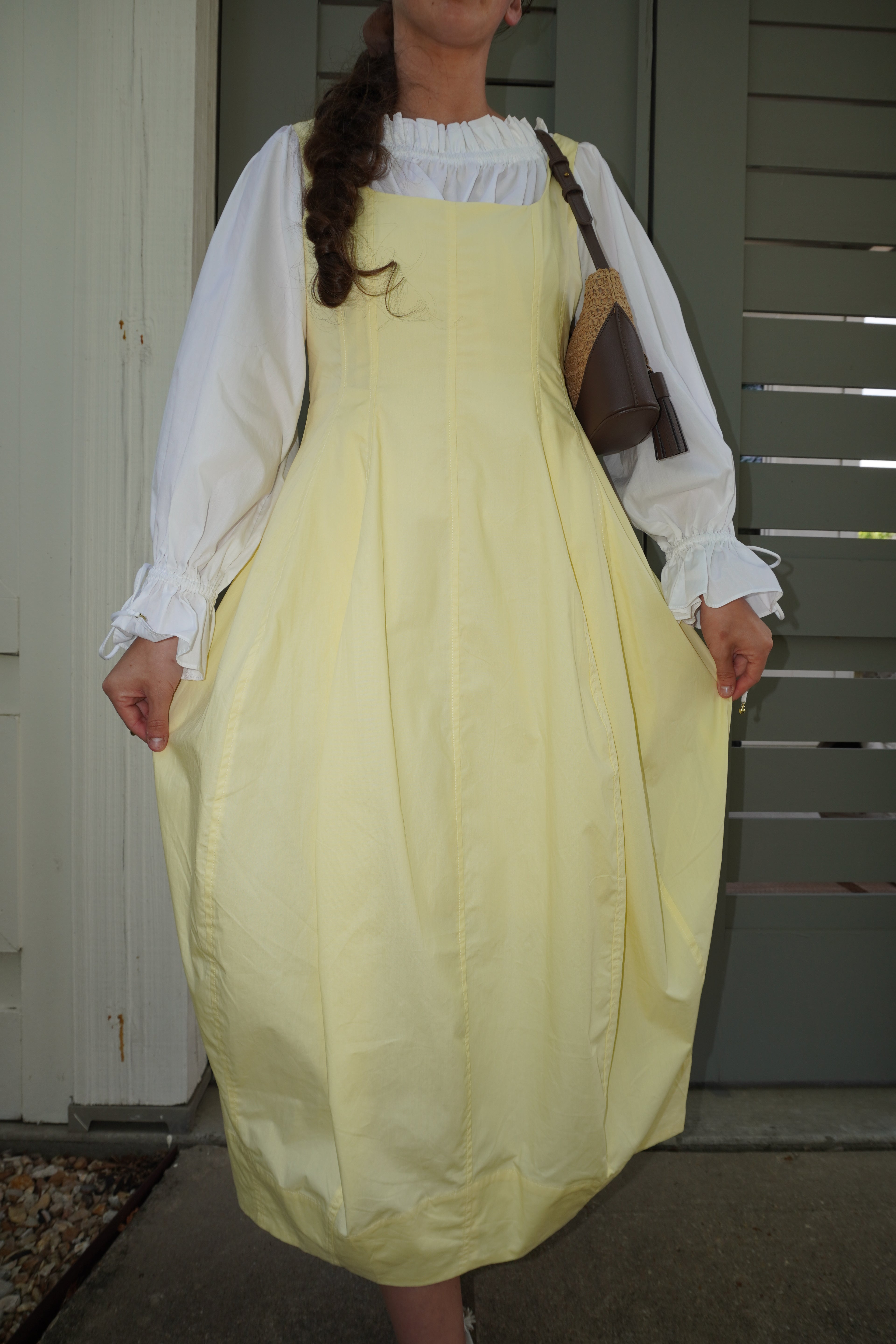 TULIP HEM MIDI DRESS MDR4596