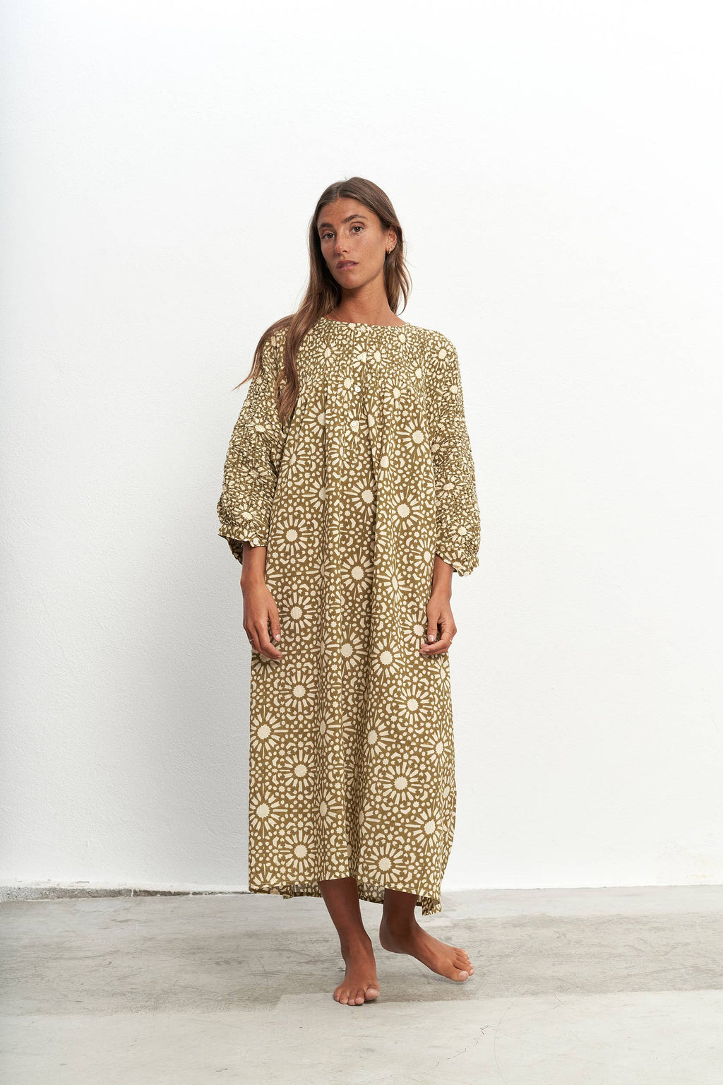 ELENA GREEN DRESS