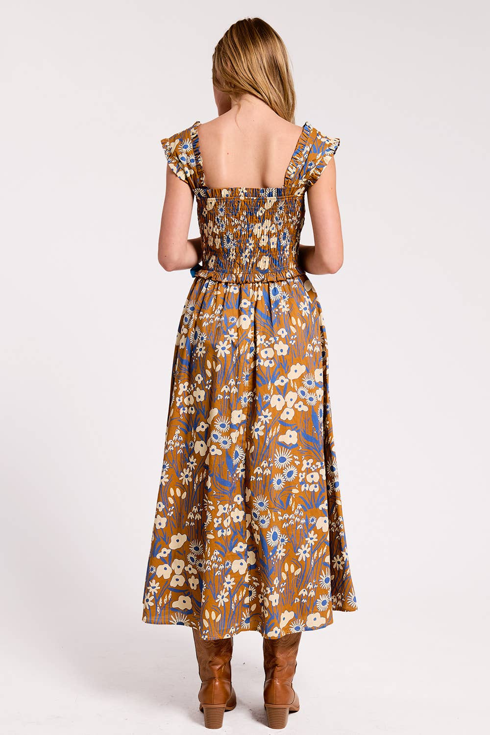 Elowen Ribbon Midi Dress